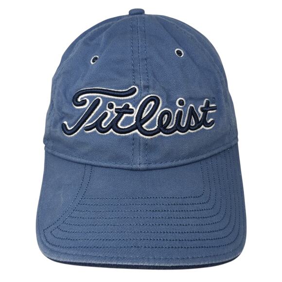 Titleist by New Era Slideback Hat Blue One Size Embroidered 6 Panel - Picture 1 of 9